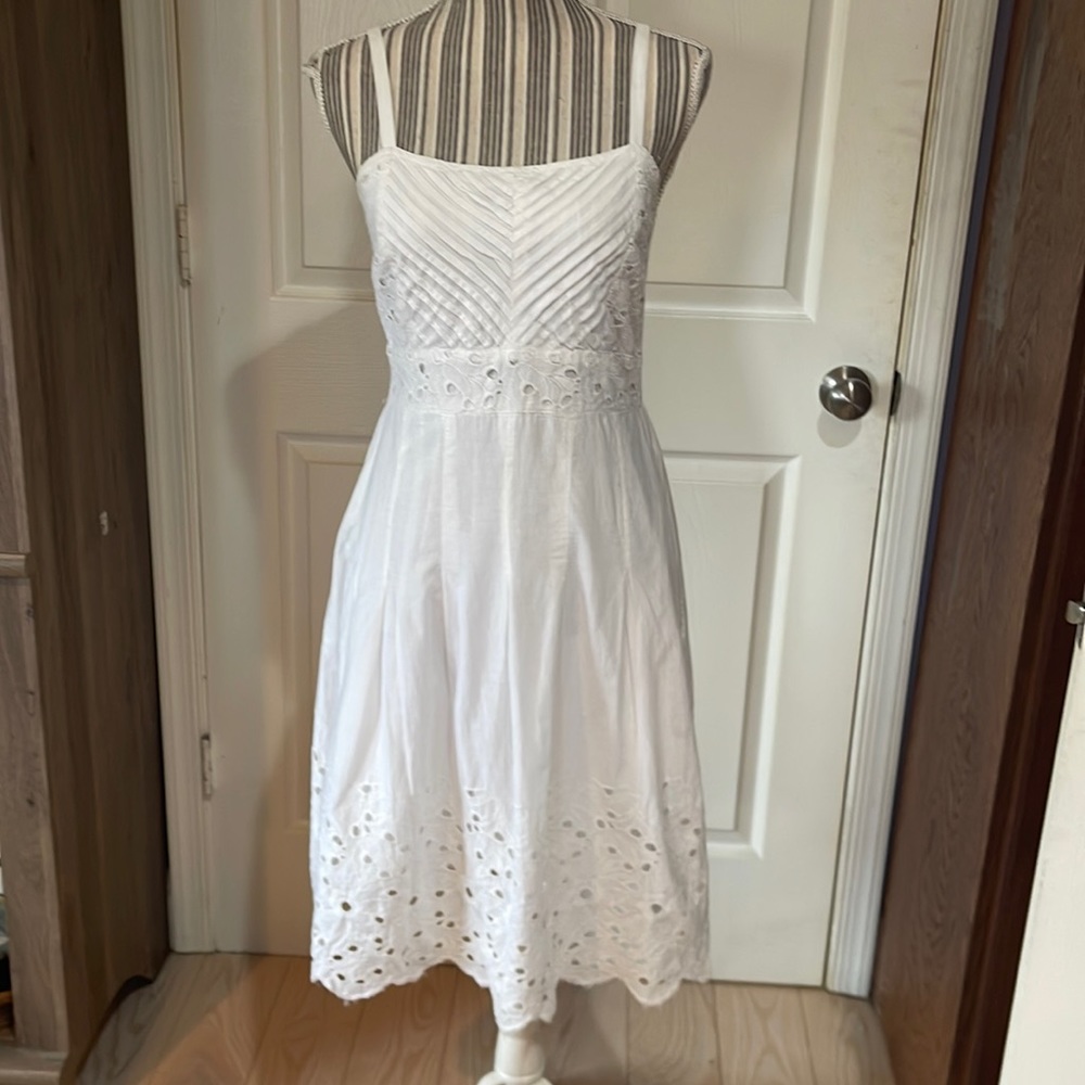 Top shop brand Lace Cotton White Dress